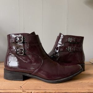 MAROON ANKLE BOOTIES